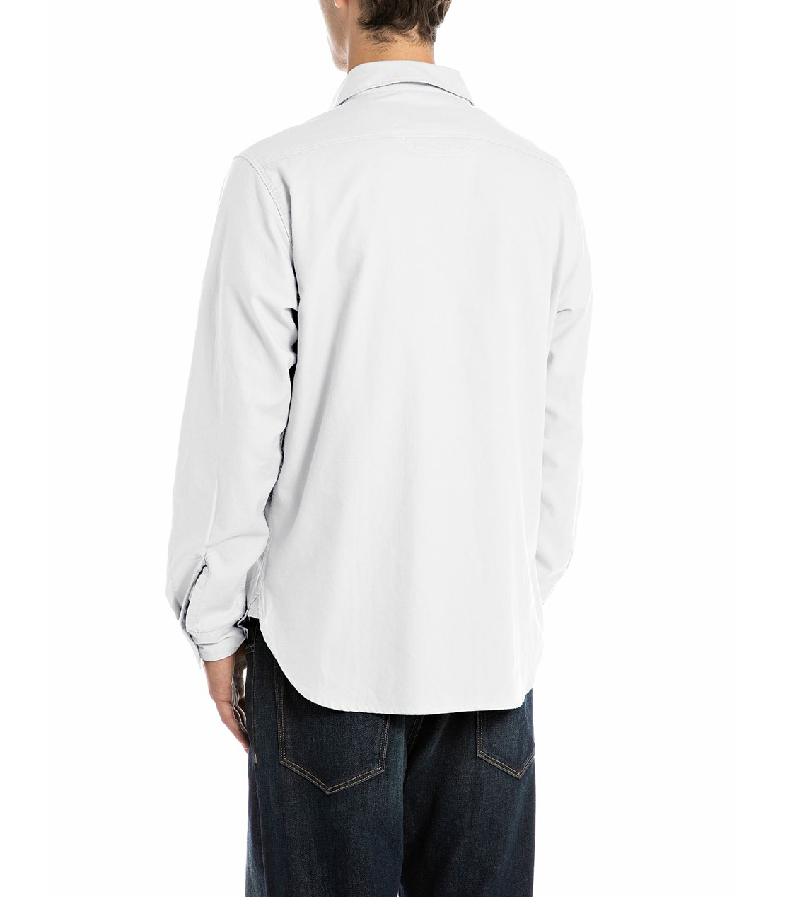 オックスフォードコットンシャツ 詳細画像 ホワイト 2